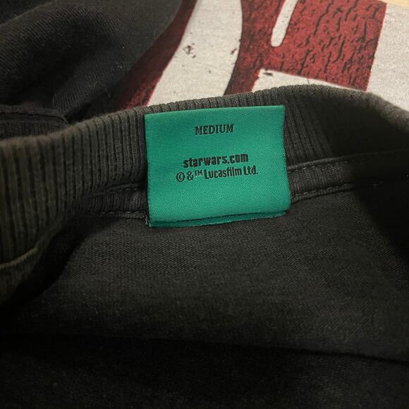 Civil Regime Star Wars Tee M | 199X Oversized, Vintage Wash Red Crystal NWOT - Picture 3 of 9